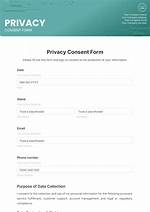 A Tale of Privacy and Consent