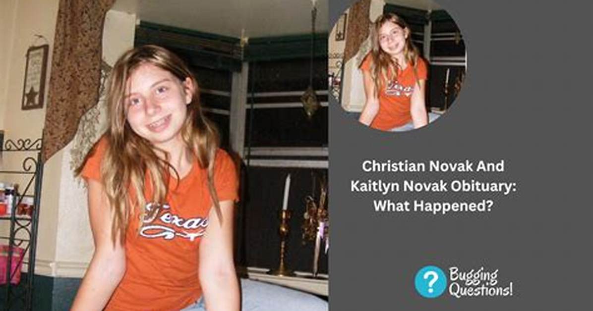 Christian Novak and Kaitlyn Novak Obituary, Death Cause Fire Accident? Family Explored