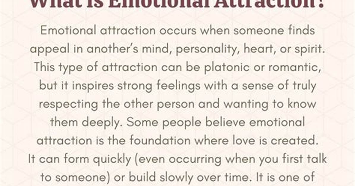 Exploring the Nuances of Emotional Attraction