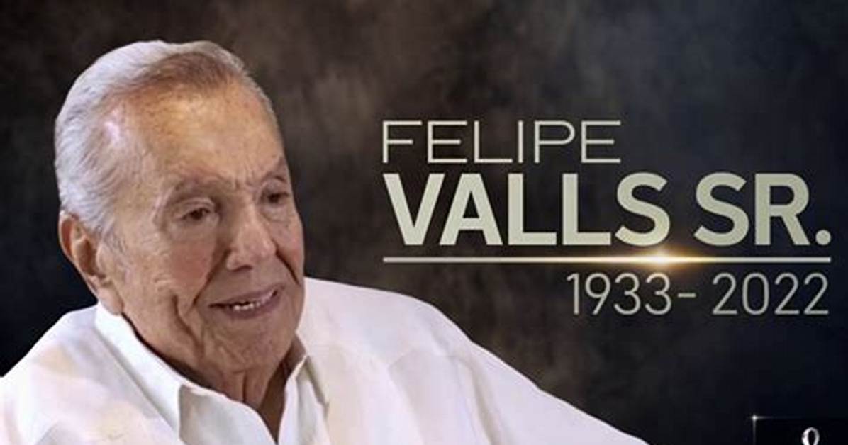 Felipe Valls Sr Height, Weight, Net Worth, Age, Birthday, Wikipedia, Who, Instagram, Biography