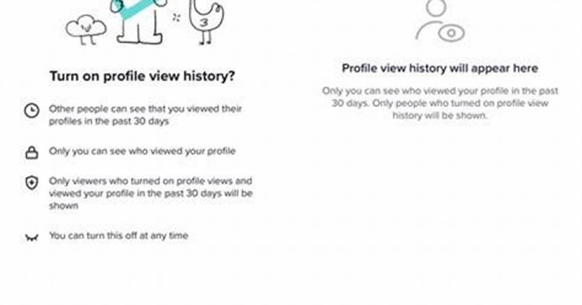 How Does Profile View History Work On