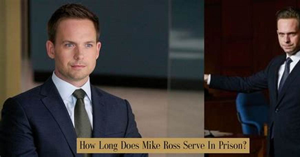 How Long Does Mike Ross Spend in Jail? Celebrity. Fm #1 Official Stars, Business & People Net |
