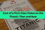 How Much Did a First Class Ticket Cost on Titanic?