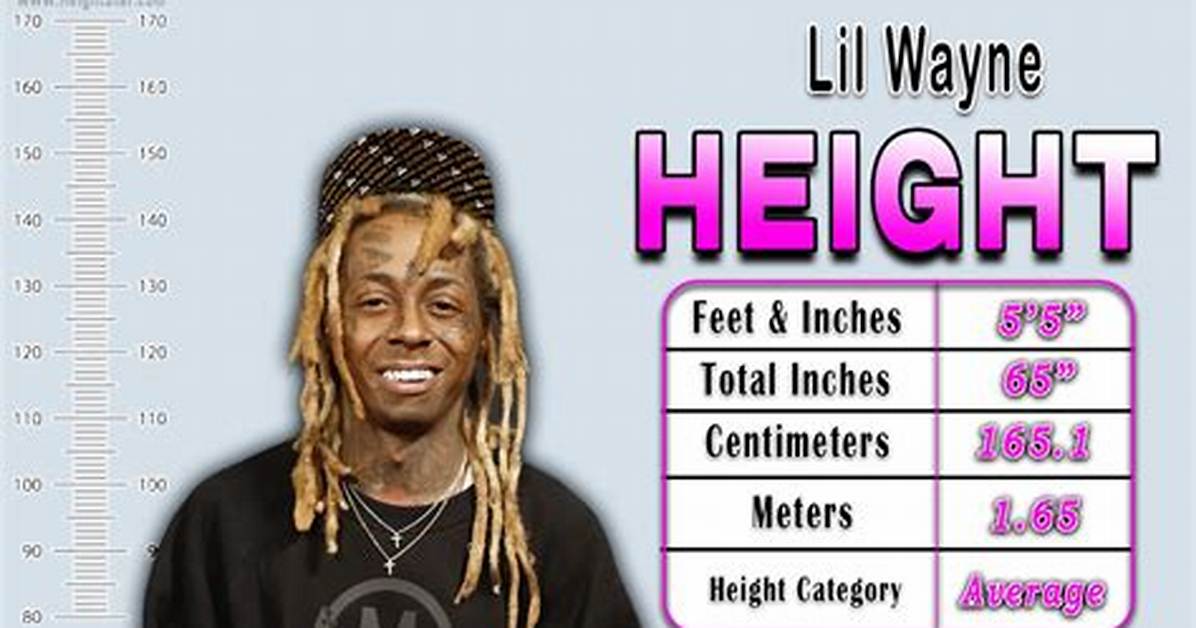Lil Wayne's Height and the Surprising Revelations