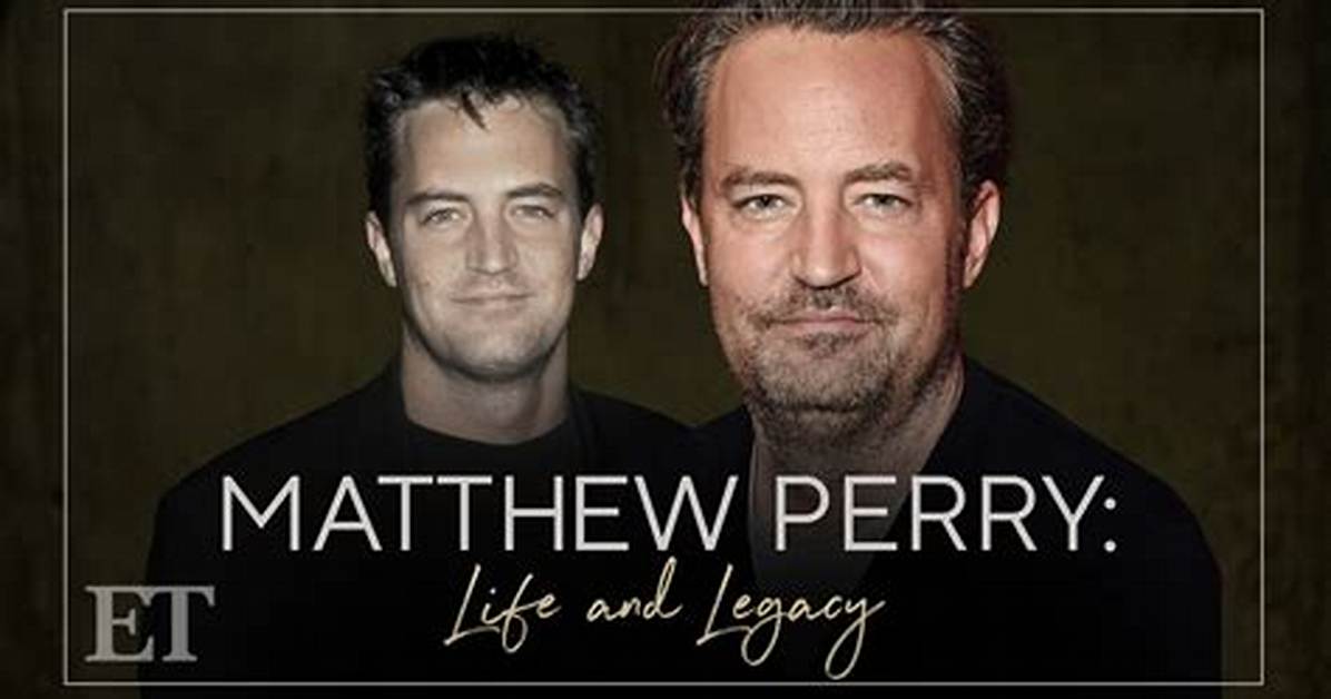Matthew Perry: the Life and Legacy of a Beloved Actor