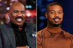Michael B. Jordan Reunites with Steve Harvey After Lori Harvey Breakup