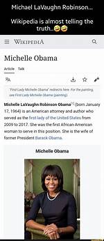 Michael Robinson Obama: Trailblazing First Lady