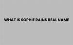 Uncover the Truth: Leaked Videos of Sophie Rain [Full Collection & Exclusive Updates]
