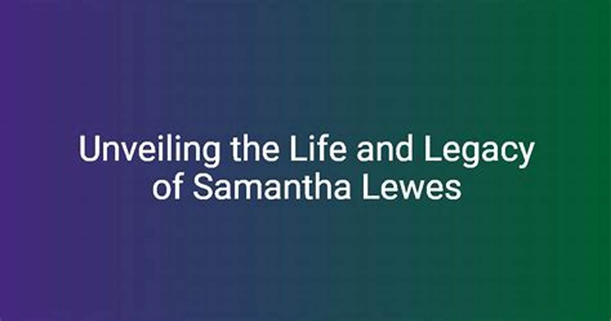 Unveiling the Life and Legacy of Georganne Lapiere